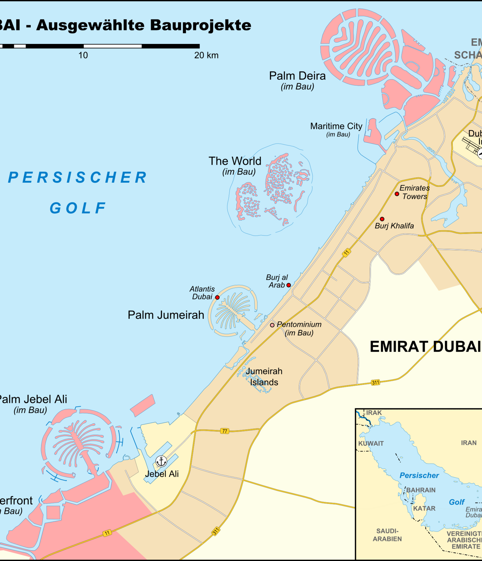 Dubai Bauprojekte