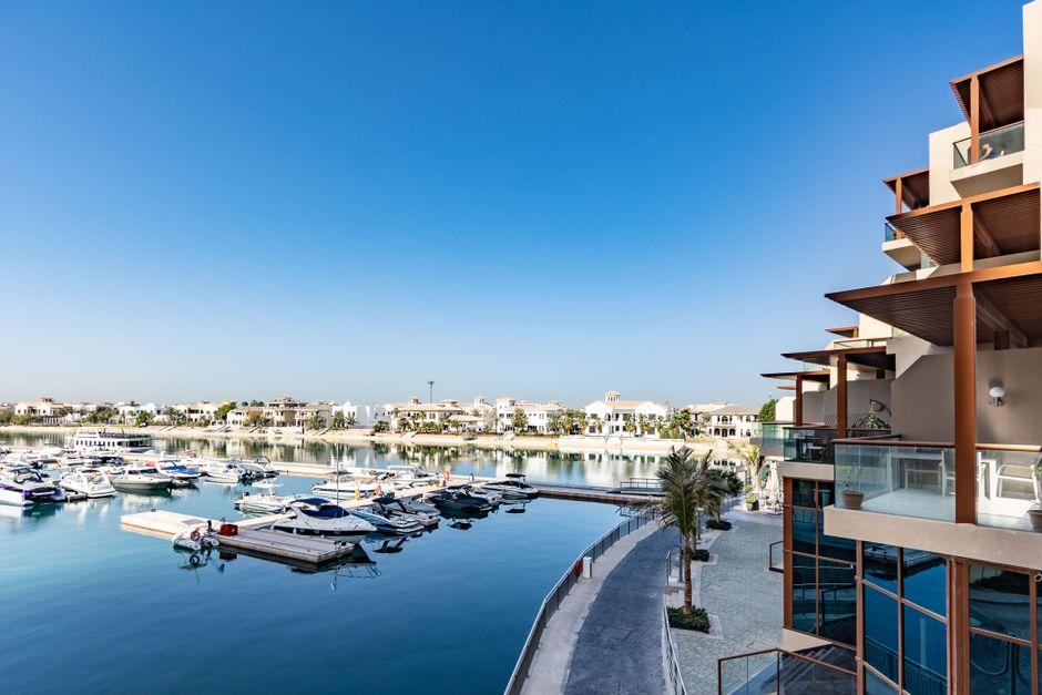 Scenic Marina View at Dubai S Palm Jumeirah
